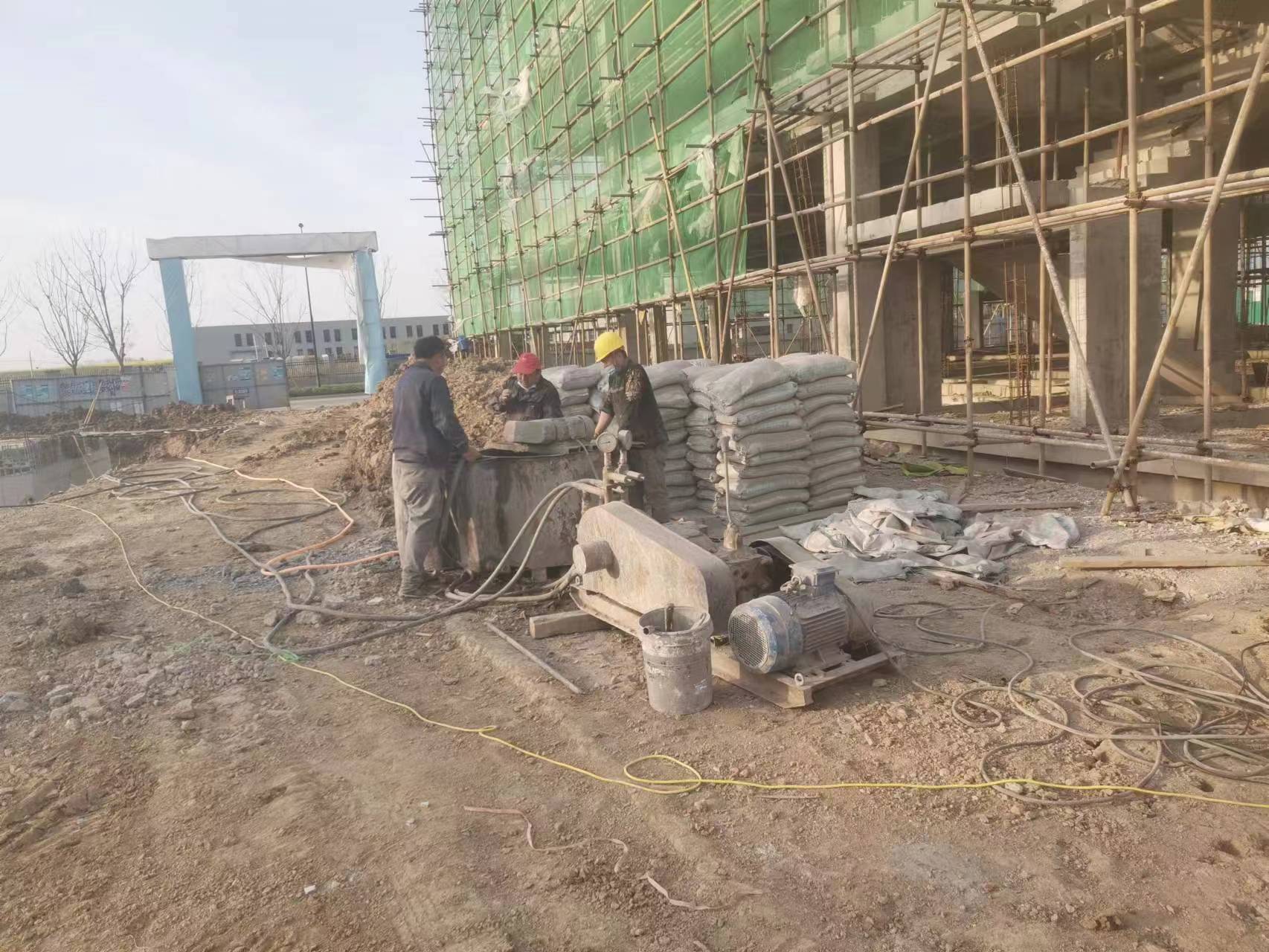 石鼓别墅下沉注浆