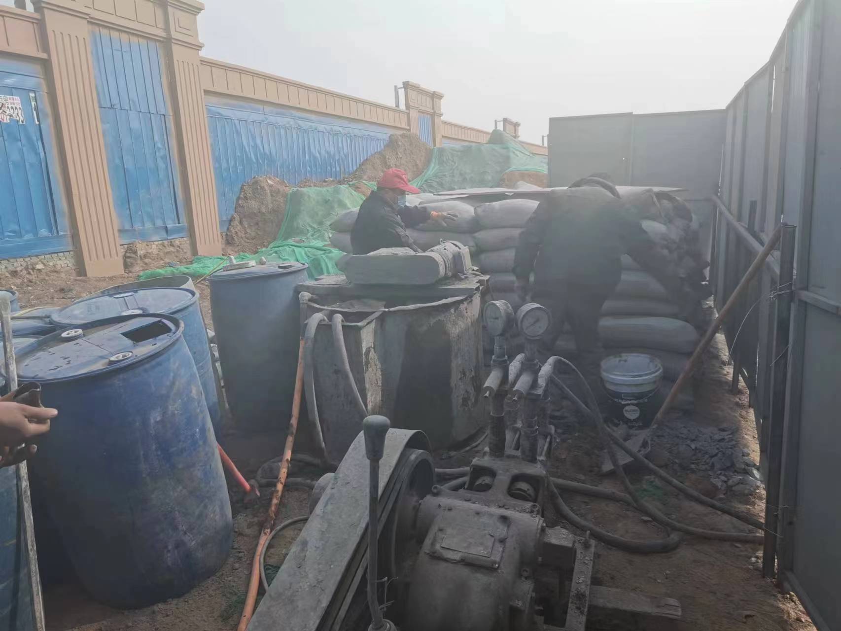 石鼓房屋下沉注浆